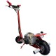 ScooterX Dirt Dog 49cc Gas Scooter rear angle Red