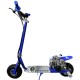 ScooterX Dirt Dog 49cc Gas Scooter side view blue