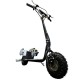 ScooterX Dirt Dog 49cc Gas Scooter front angle black