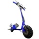 ScooterX Dirt Dog 49cc Gas Scooter front angle blue