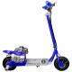 ScooterX Dirt Dog 49cc Gas Scooter side view blue