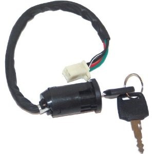 Ignition Switch 4 Wire black key