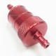 Fuel Filter Aluminum 1/4" Red