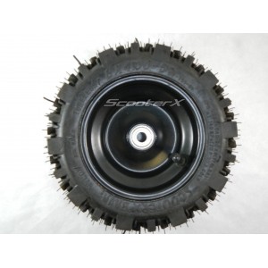 Front Tire 8x4.00-5 Tire/Rim/Bearing Combo