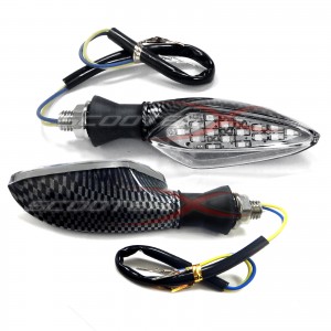 Turn Signal LED Carbon Fiber 4" Long