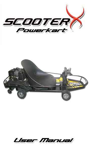 ScooterX Power Kart Manual cover page
